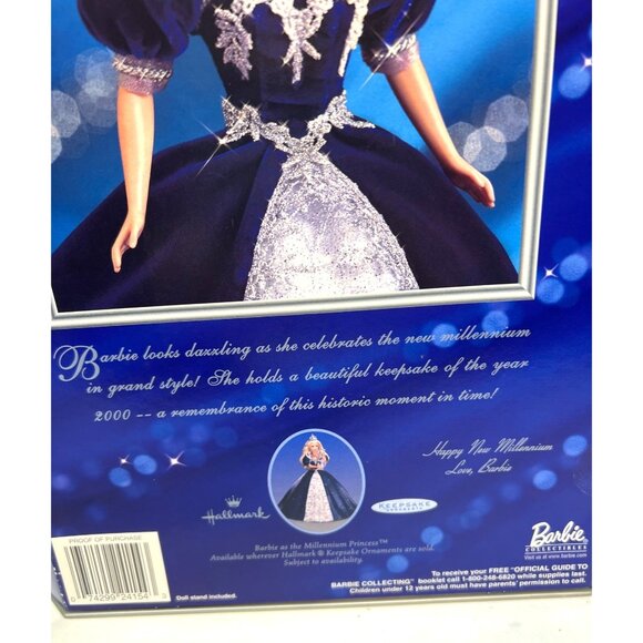 Millennium Princess Barbie Doll Special Edition 2000 In Box With Keepsake - Picture 7 of 8